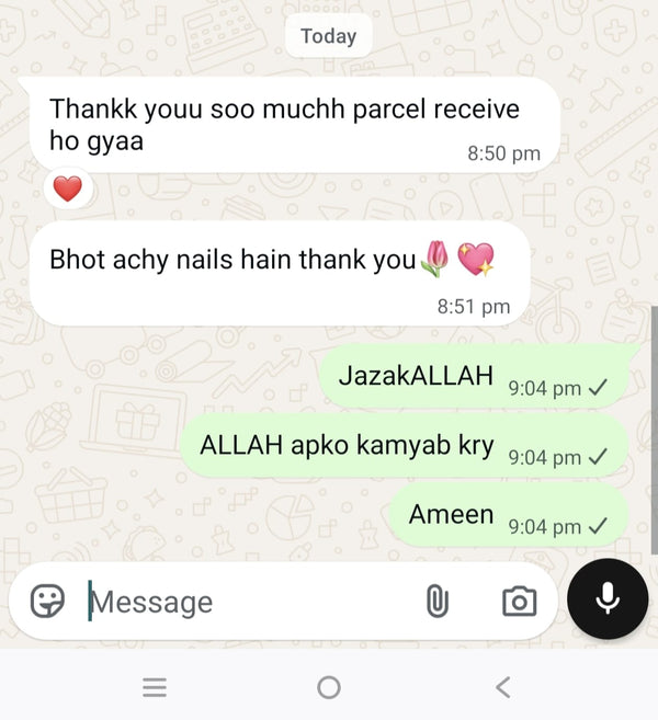 Customer review screenshot