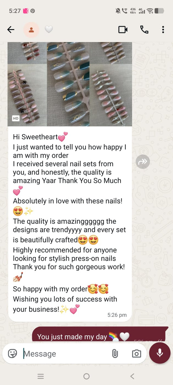 Customer review screenshot