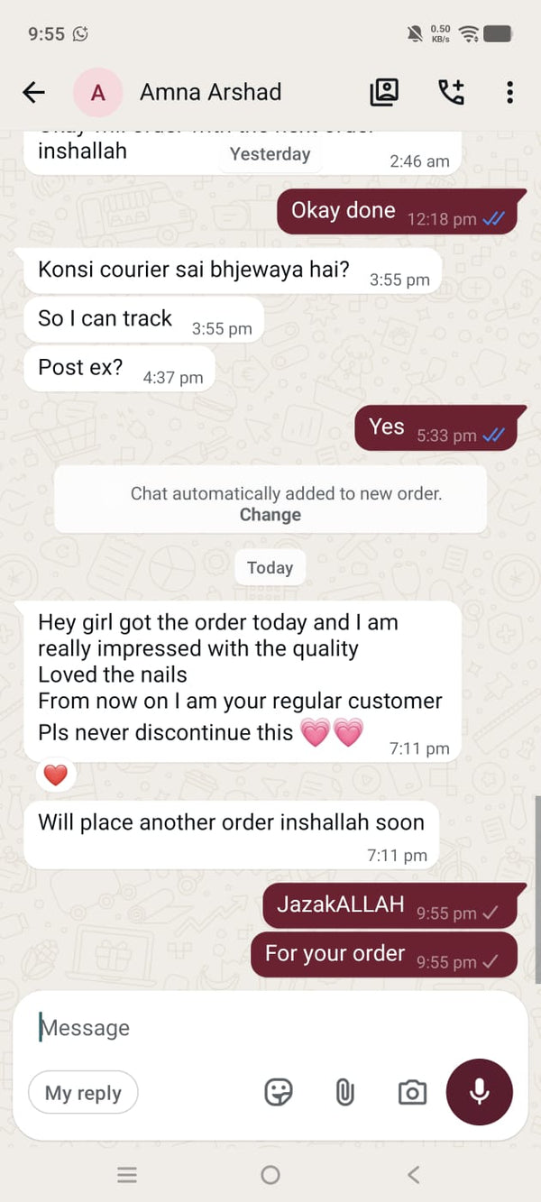 Customer review screenshot