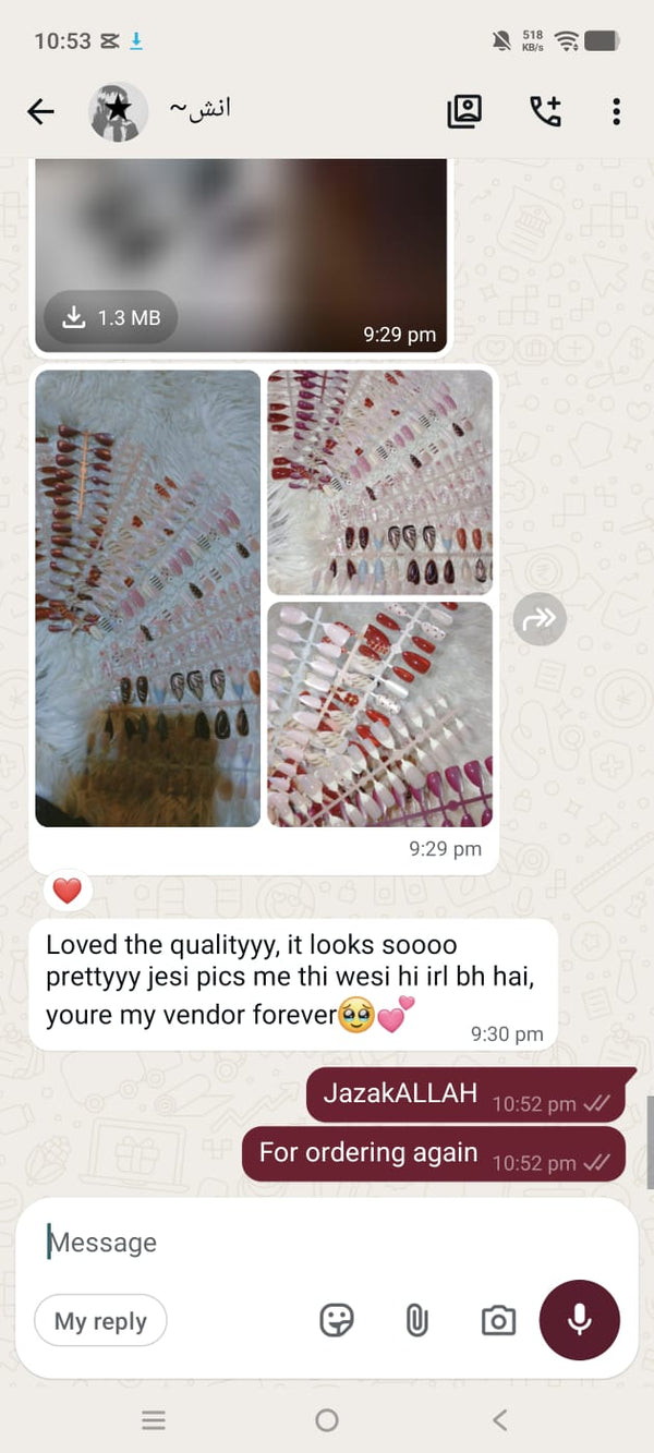Customer review screenshot