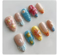 Handmade 3d Nails for 12 pcs High quality gel finishing