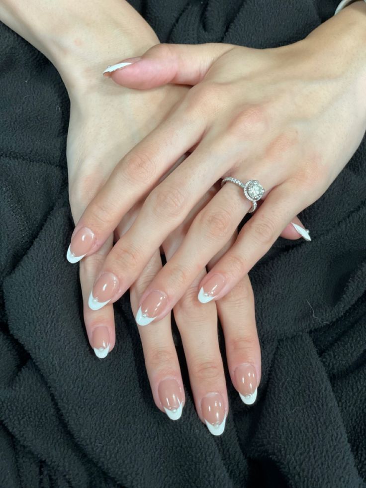 Gel French- High Quality Gel Nails - 15pcs per set