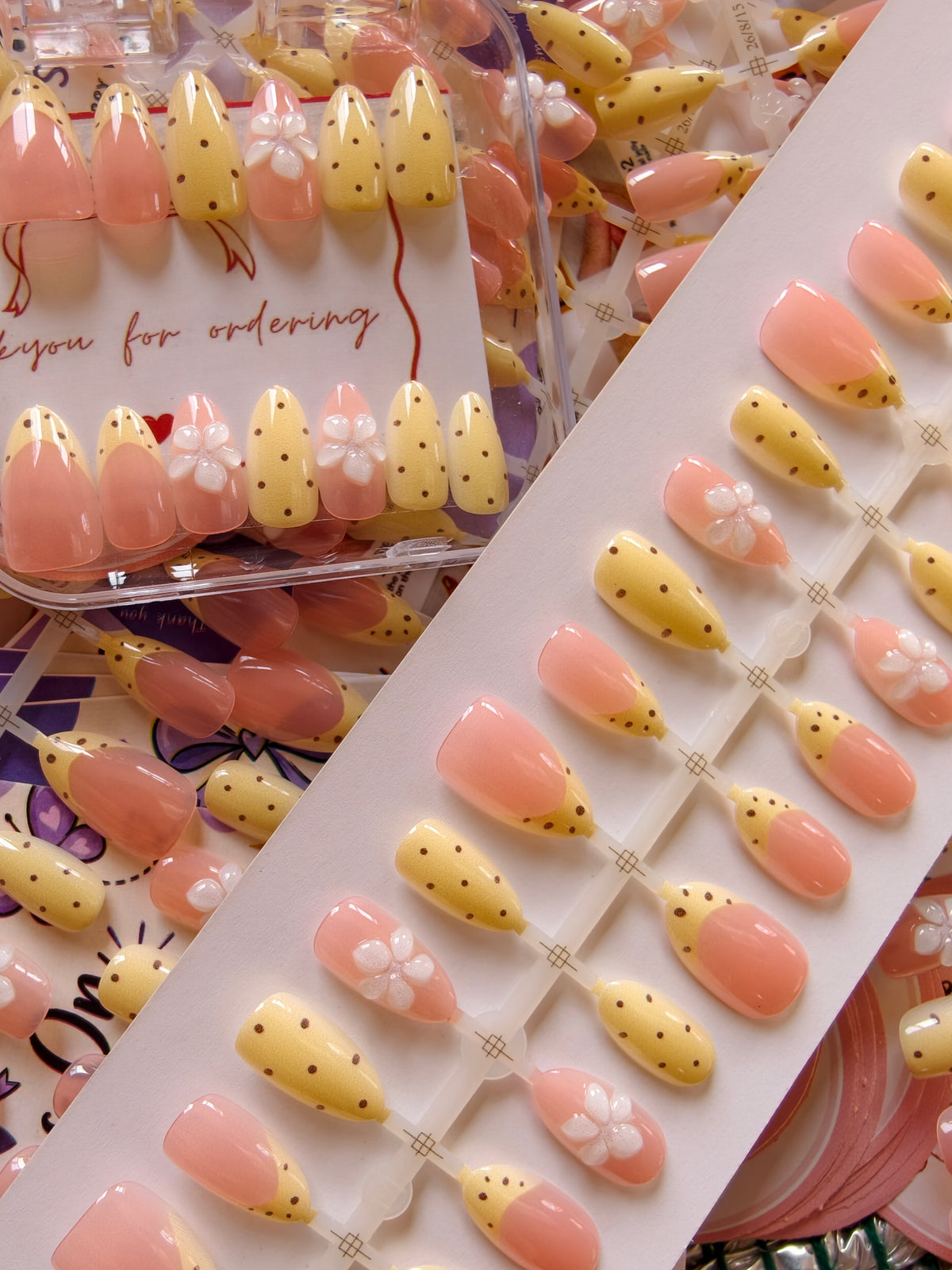 Lime Yellow- 3d flower 30 pcs stick