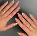 Rainbow French-15pcs Per set (Each set 180rs) Moq 10 sets