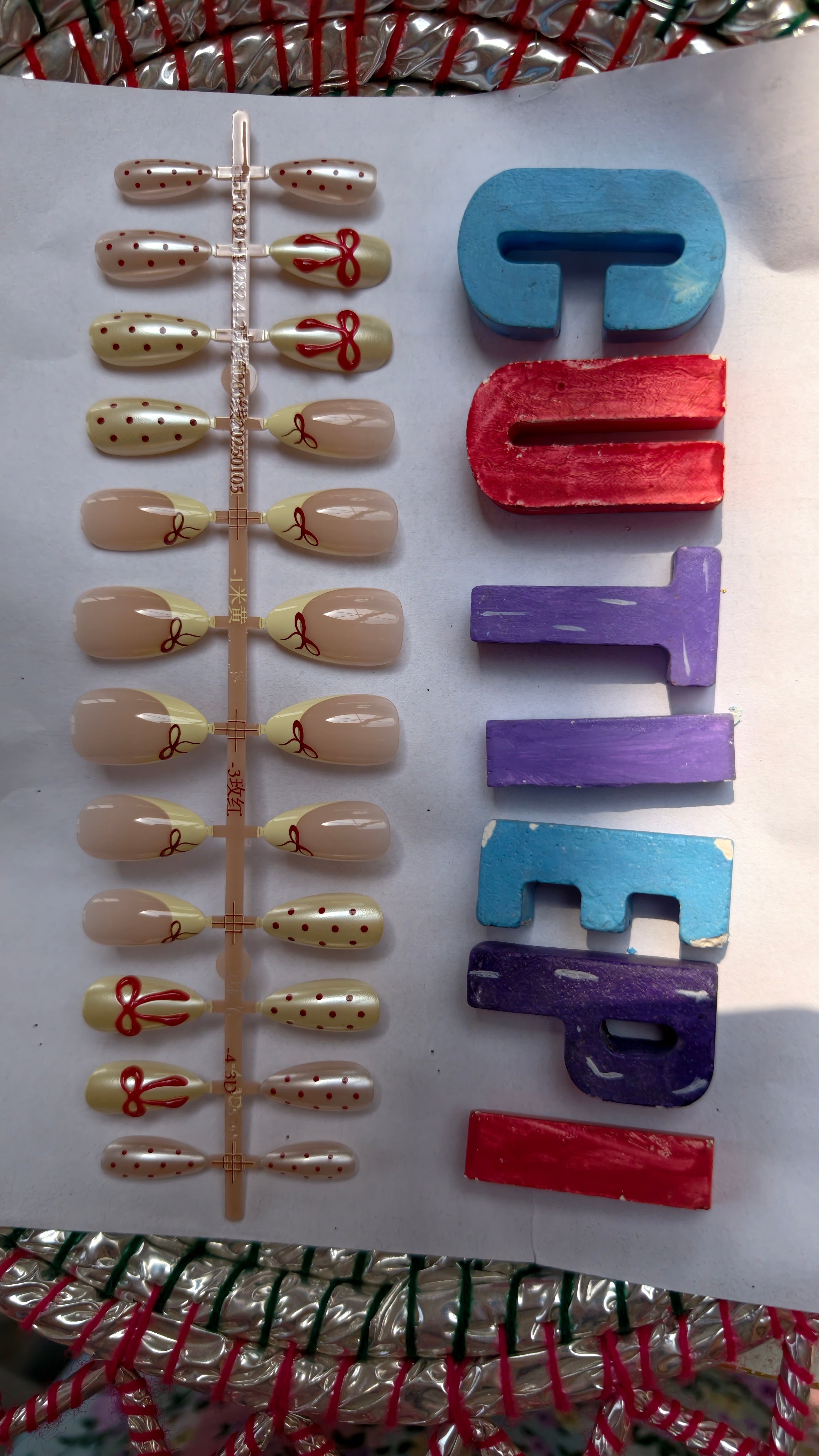 Scarlet French-24pcs Per stick Handmade (Each stick 399rs) Moq 10 sticks