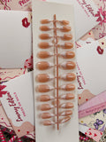Shimmery French- 24 pcs Nails with Application kit