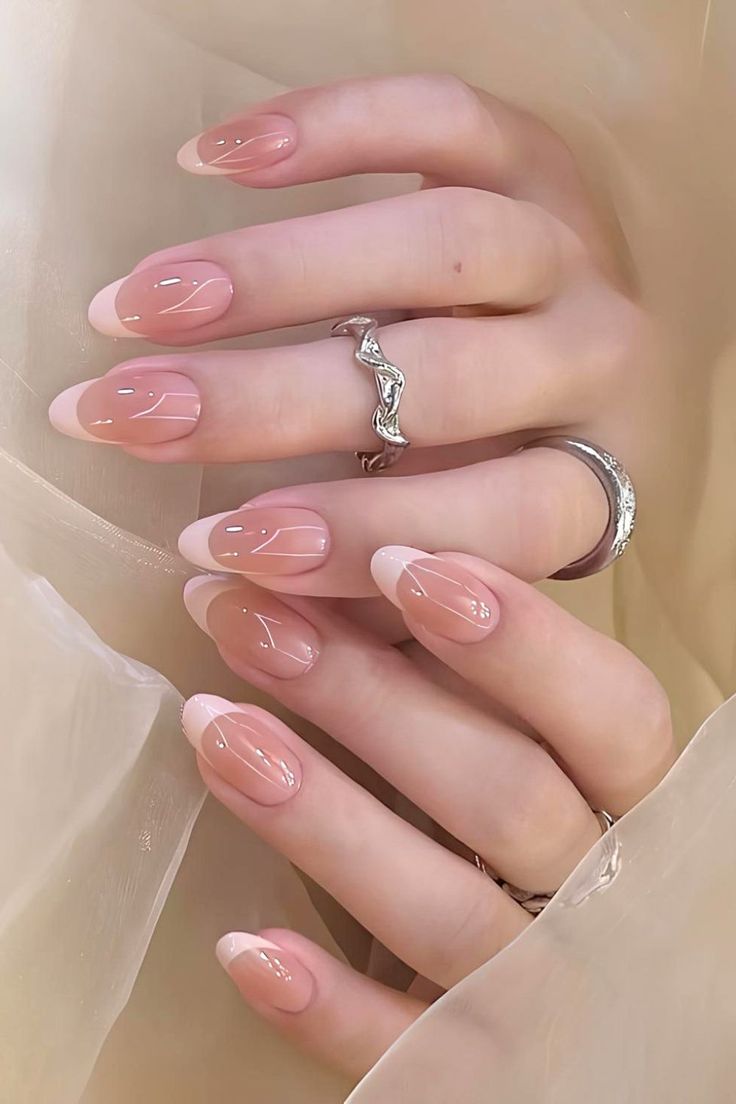 Nude French - premium 15 pcs per set (price per set 180rs) moq 15 sets