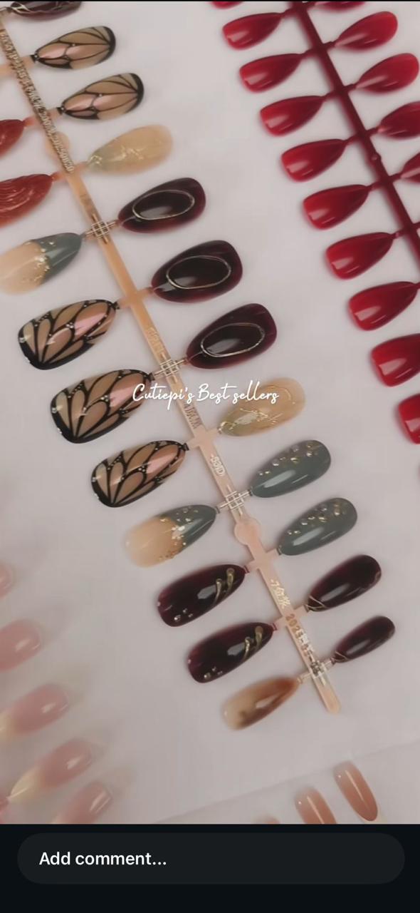 3d Web Beauty (24pcs Nail set) in 380rs Moq 5 pcs