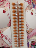 Silver French- 30pcs Gel based Nails With Application kit