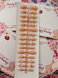 Golden Hour - 30pcs Bridal Nails with application kit