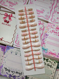 Royal Bride-30pcs soft girl 3d nails with application kit