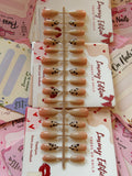 Beigh shine- 30 pcs Premium nails