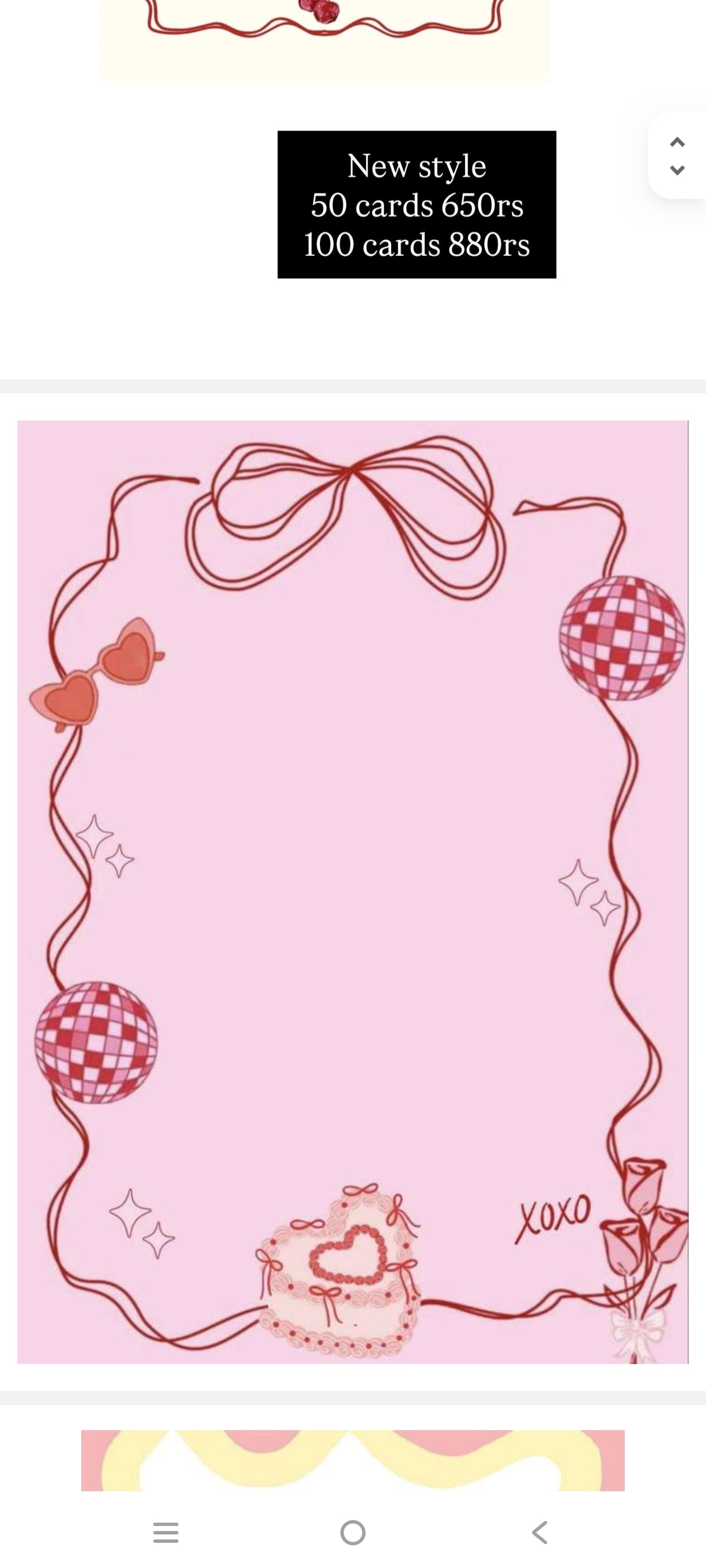 Nail display cards multipurpose use for jewelry too size 4*5 Pack of 50