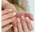 Rainbow light - Premium quality nail 12pcs Handmade