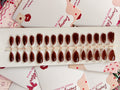 Cocoa glaze- 30pcs Nails with application kit