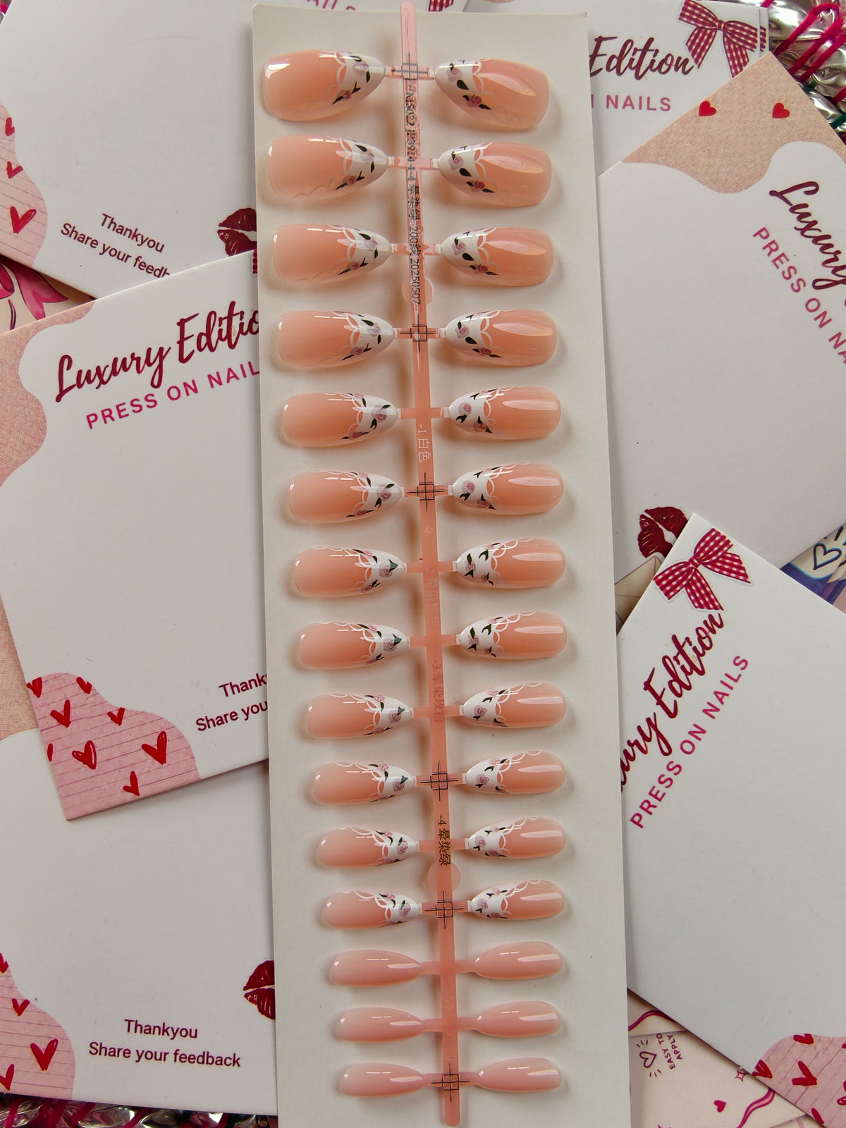 Floral French- 30pcs with application kit