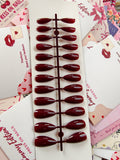 Deep Wine- 24 pcs Nails with Application kit