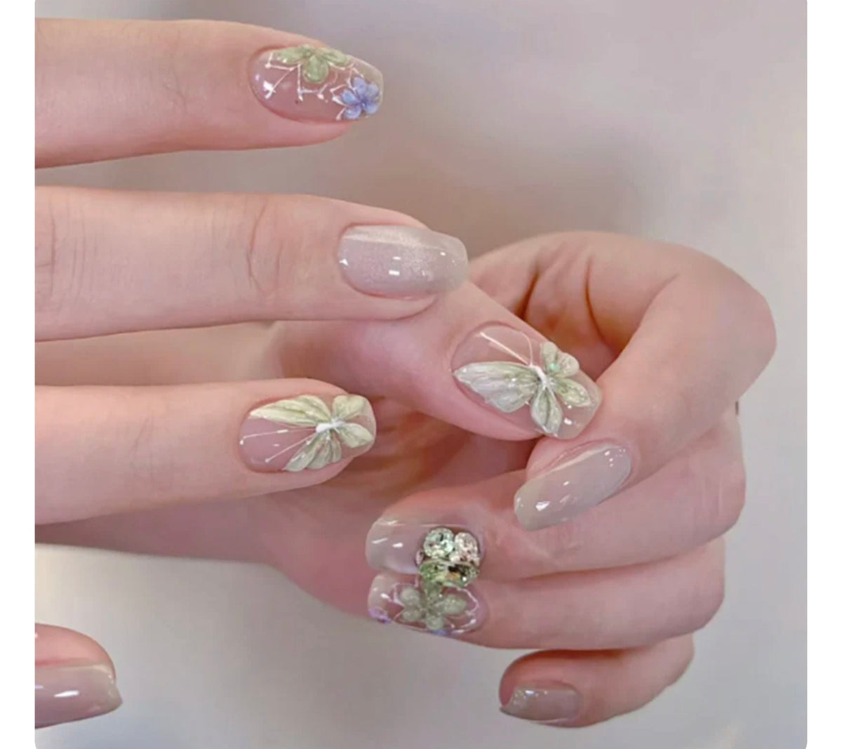 Handmade Nails,-12pcs High quality set