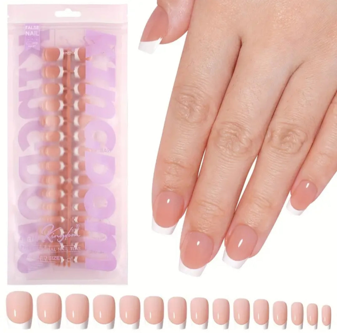 Ombre French-15pcs per set Gel based (Each set 170rs) Moq 15 sets