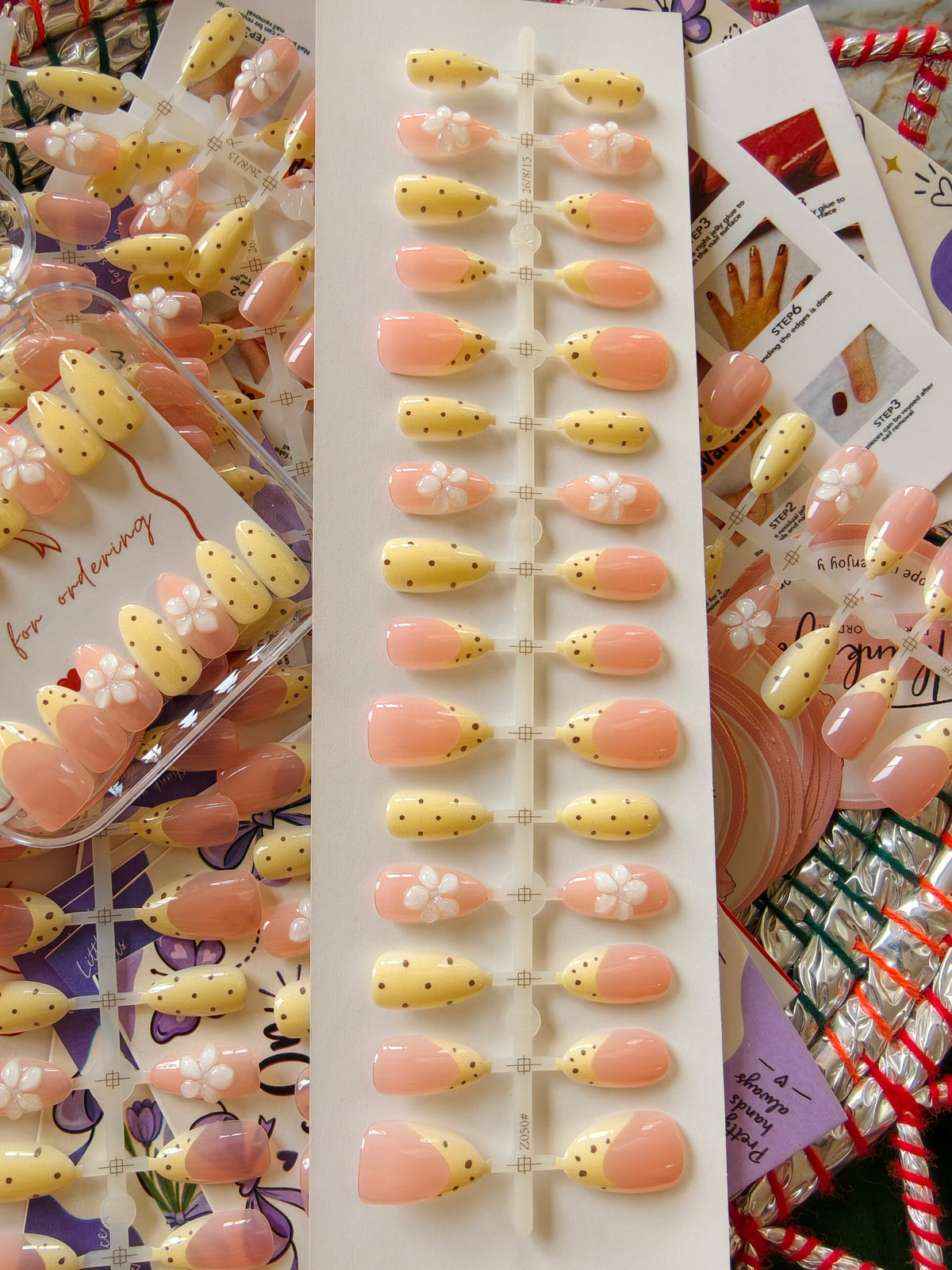 Lime Yellow- 3d flower 30 pcs stick