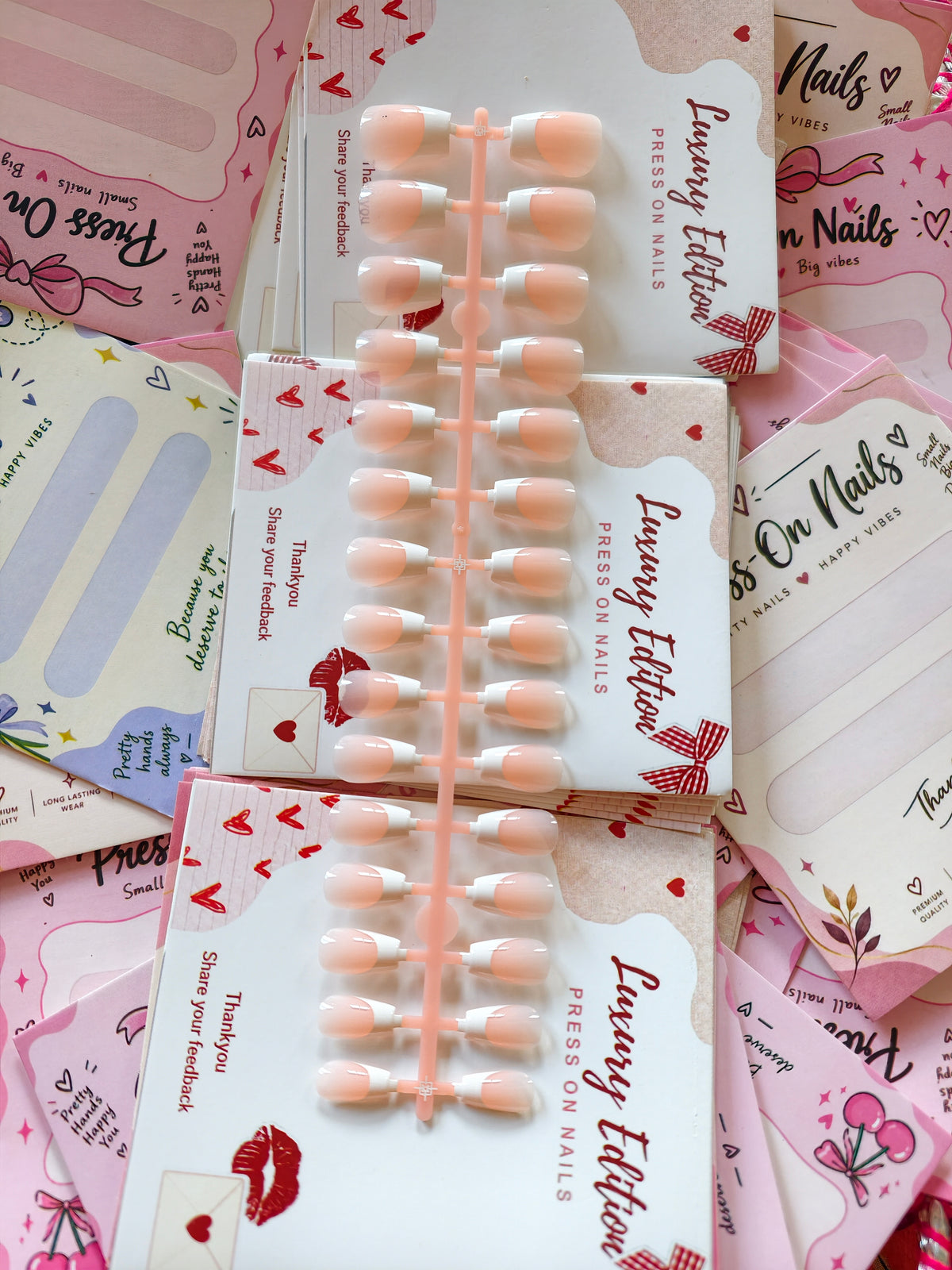 French Beautiful- 30 pcs Premium nails
