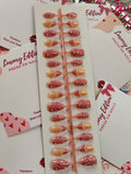 Rose Pink- 30 pcs Premium bride nails with application kit