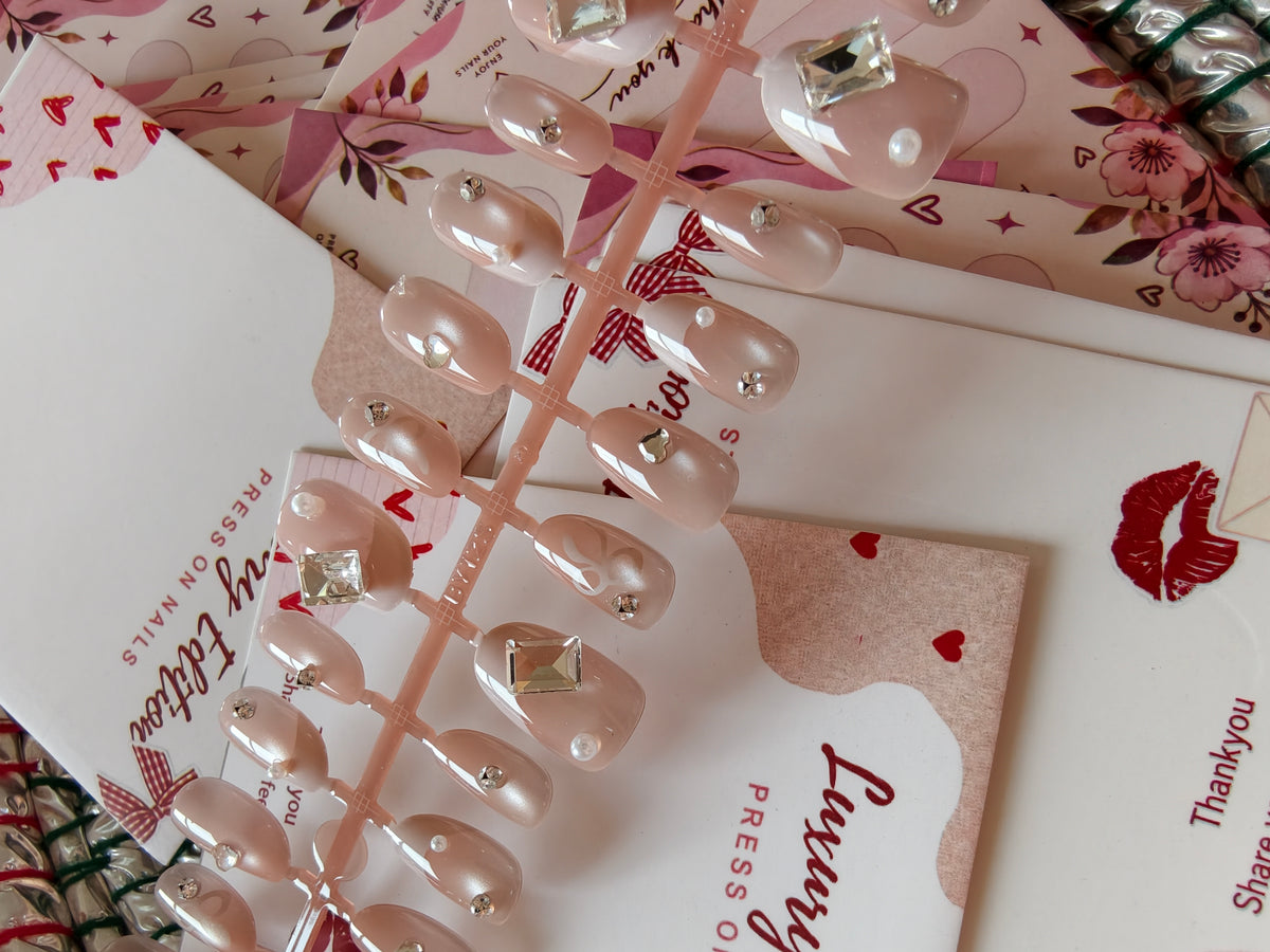 Dazzling French - Premium quality nail 15pcs
