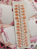 French shine- 30pcs Premium cat eye Nail set