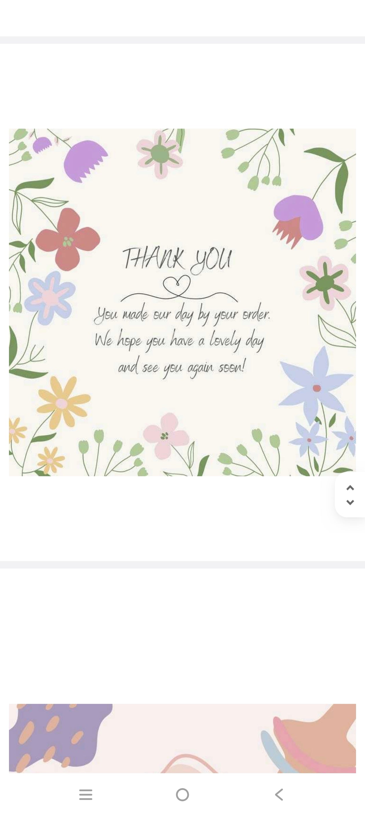 Thankyou cards or stickers 2*2 size pack of 120