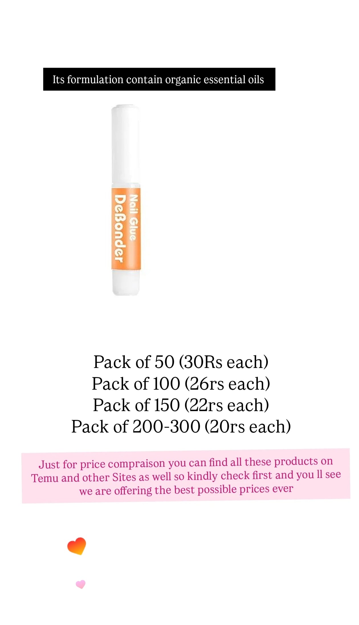 Nail Remover Glue - For Damage Free Nail Removal and Nail Care - Made with Essential Oils