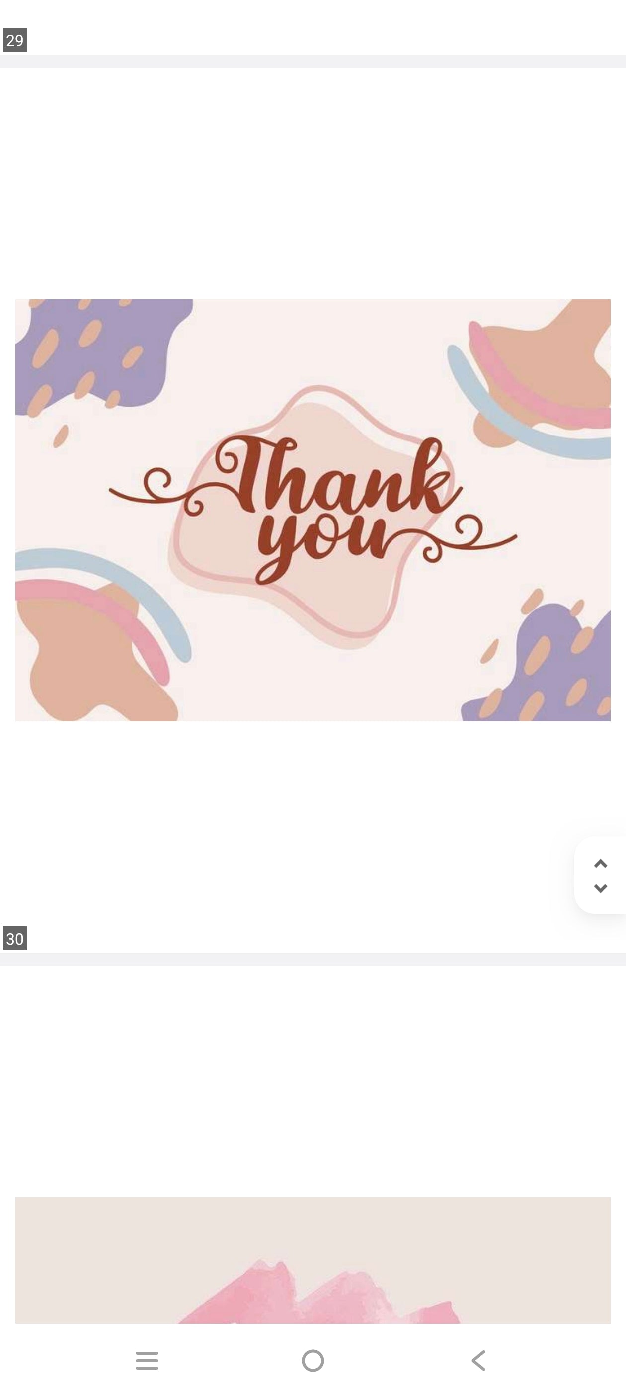 Thankyou cards or stickers 2*2 size pack of 120