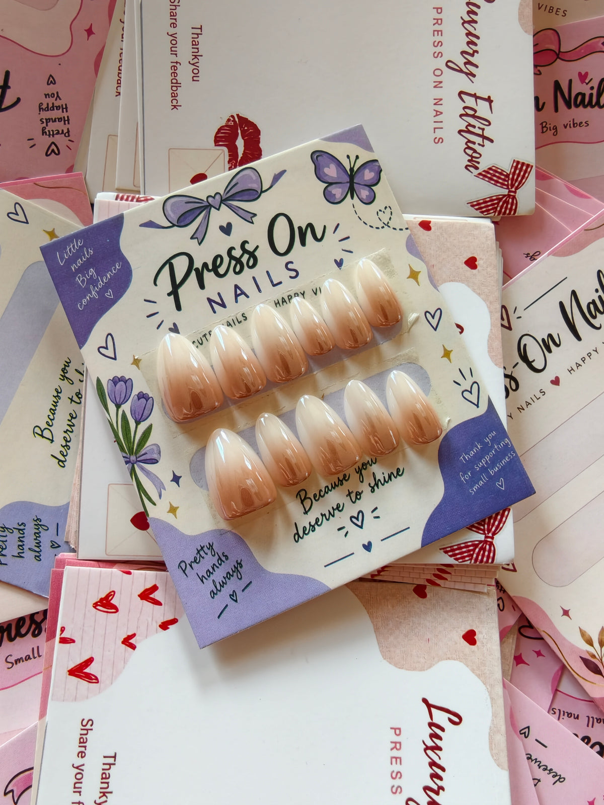 Chrome shine- 30 pcs Premium nails