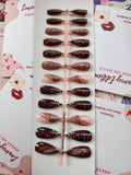 Web Beauty- 24pcs 3d Nails with application kit