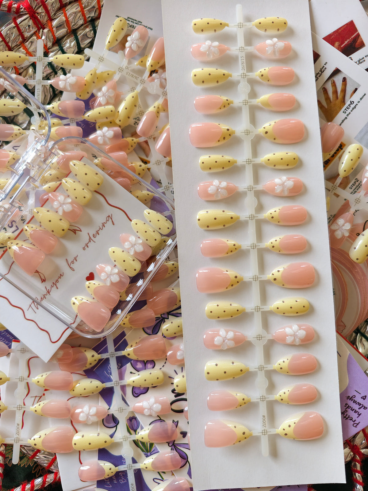 Lime Yellow- 3d flower 30 pcs stick