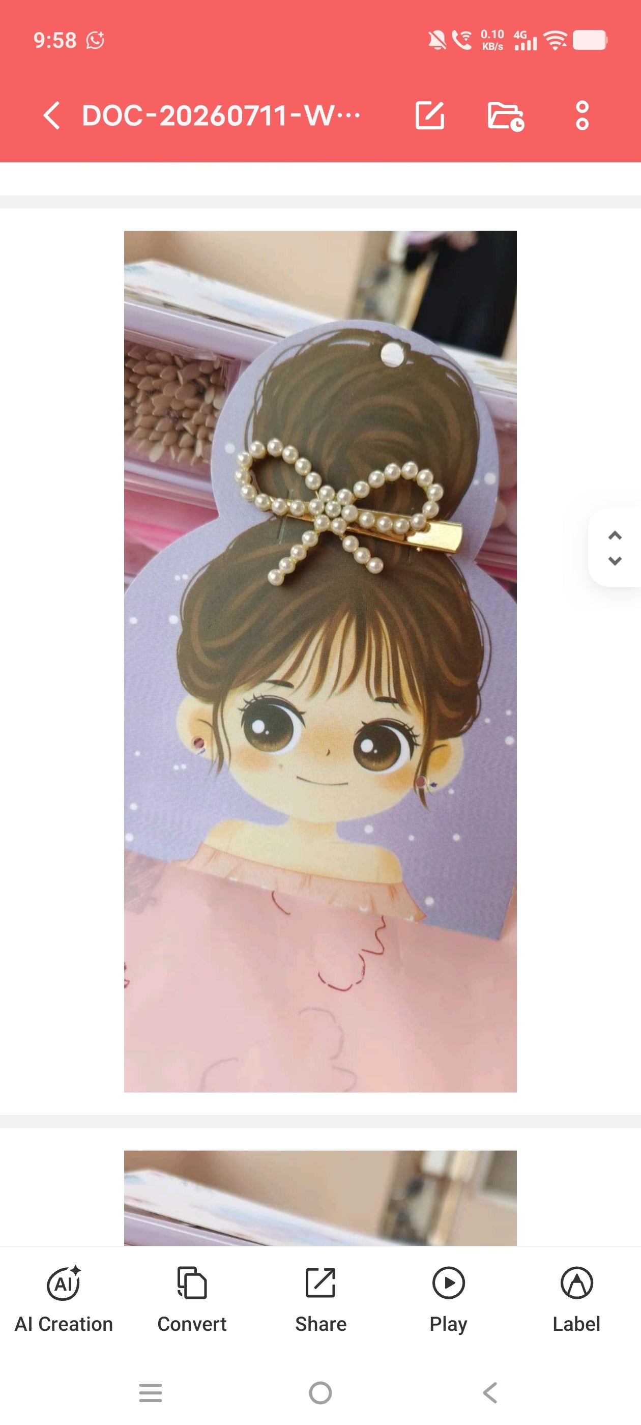 Earing and hair accessories display card- Pinterest inspired pack of 50