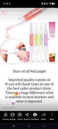Cuticle oil