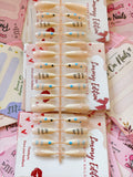 Drama Fan- 30 pcs Premium nails