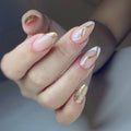 Glitter French- 24pcs Per set (310 Each set) Moq 10 pcs