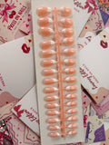 Classic beauty - 30pcs Gel French Nails with application kit