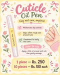Cuticle oil pen- Regrowth of your nails