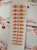 Line French- 30pcs Nails with application kit
